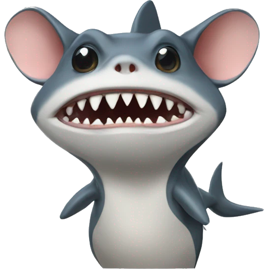 Shark rat emoji