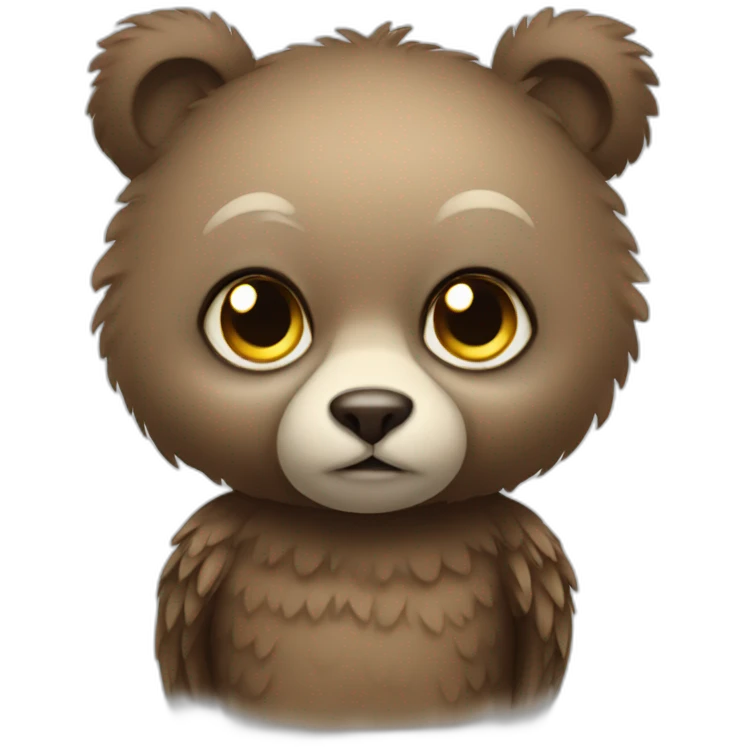 toddler bear owl emoji