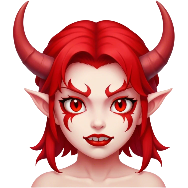 Red demon girl  emoji
