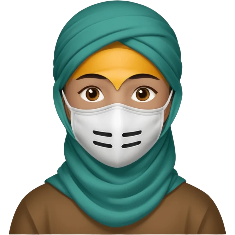 masked muslim emoji