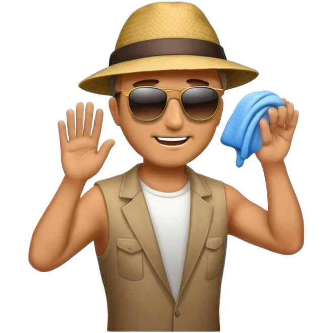 man washing windows emoji