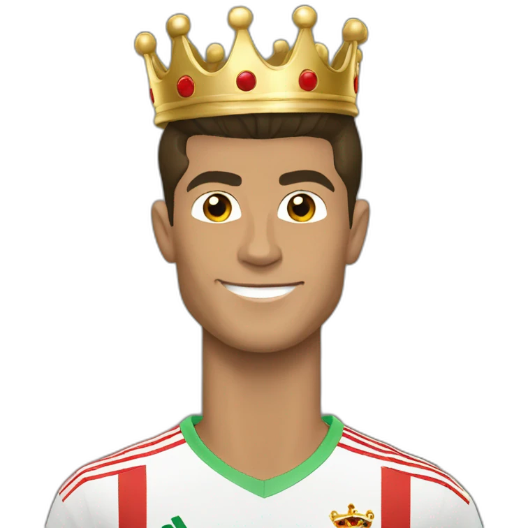 Cristiano Ronaldo King emoji