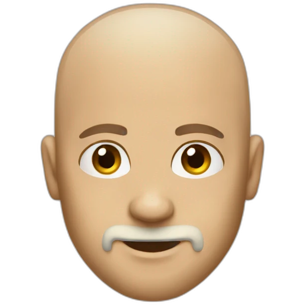 bald guy with blonde beard emoji