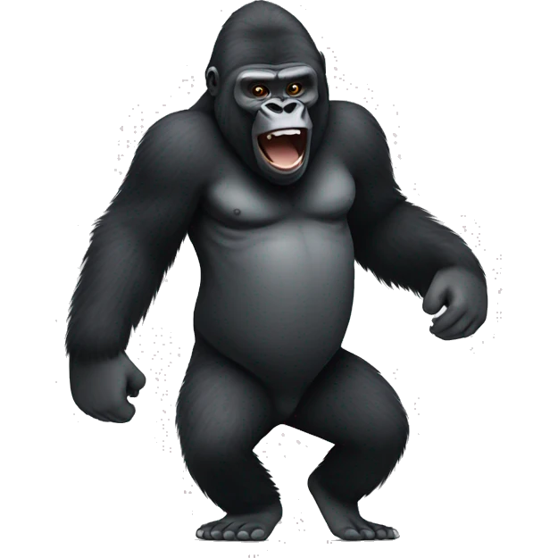 Gorilla -dancing emoji