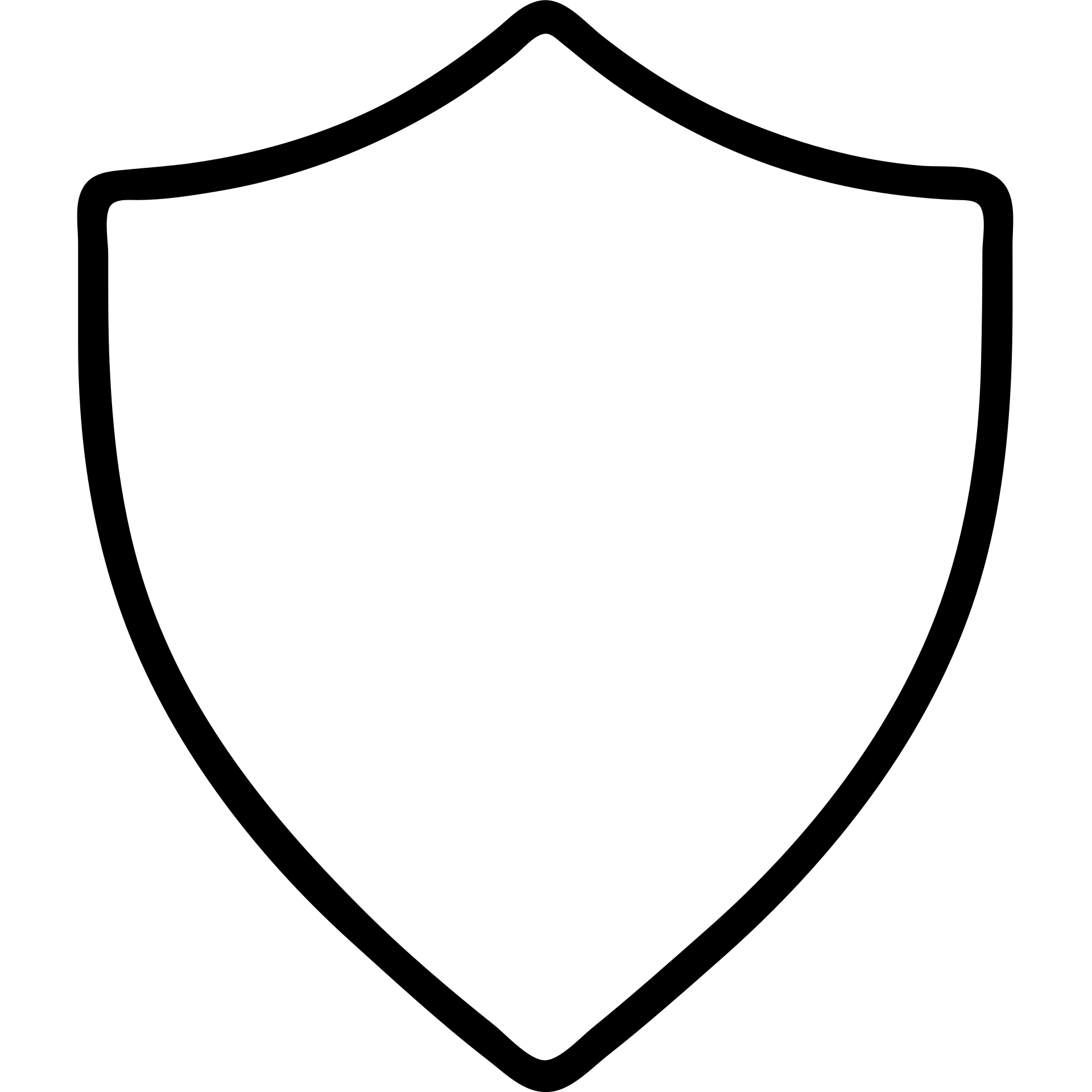 outlined shield icon emoji