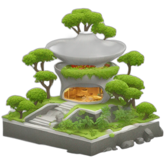 Vegan architecture emoji