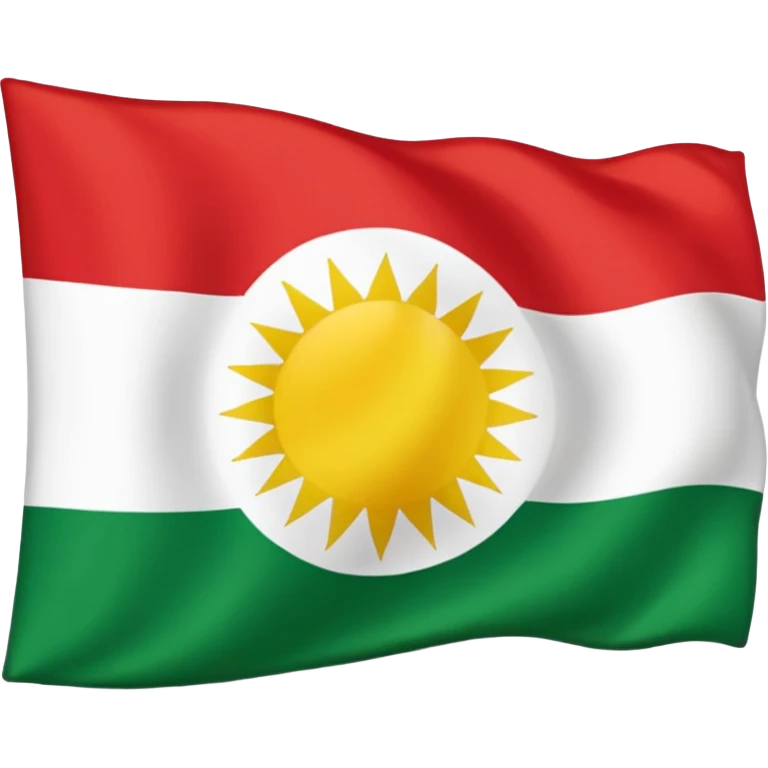 Kurdish flag emoji