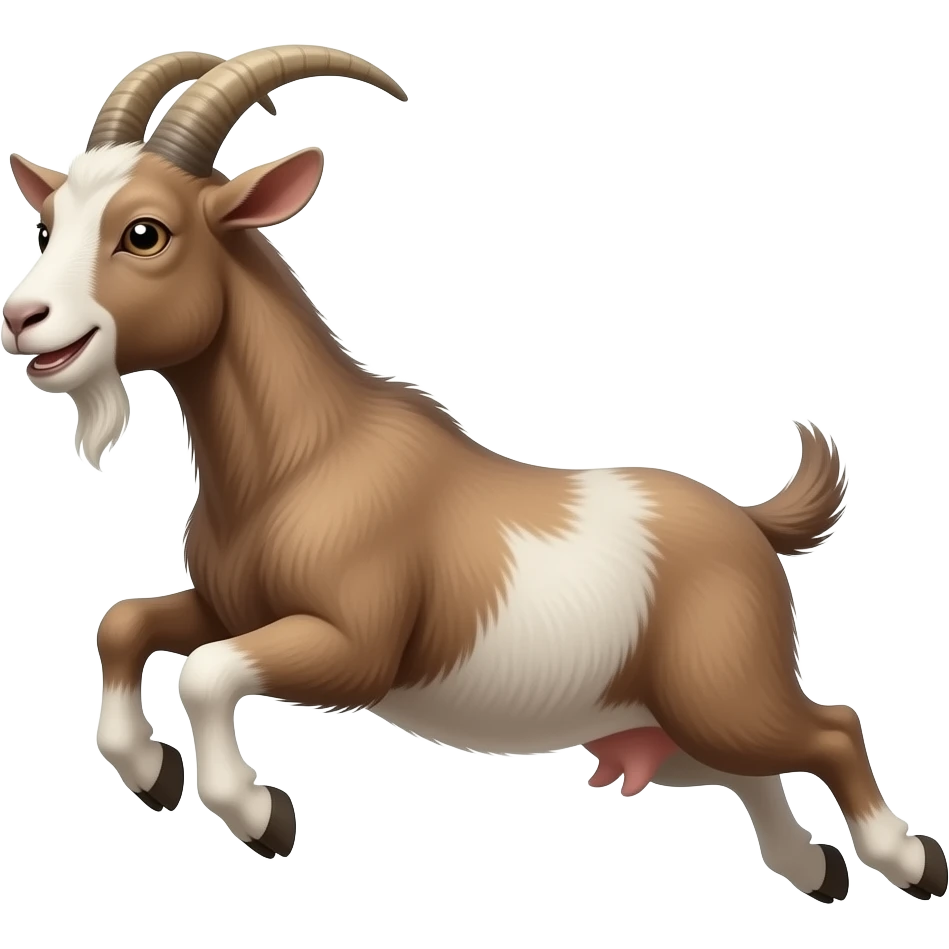 Cabrita loca dando saltos emoji