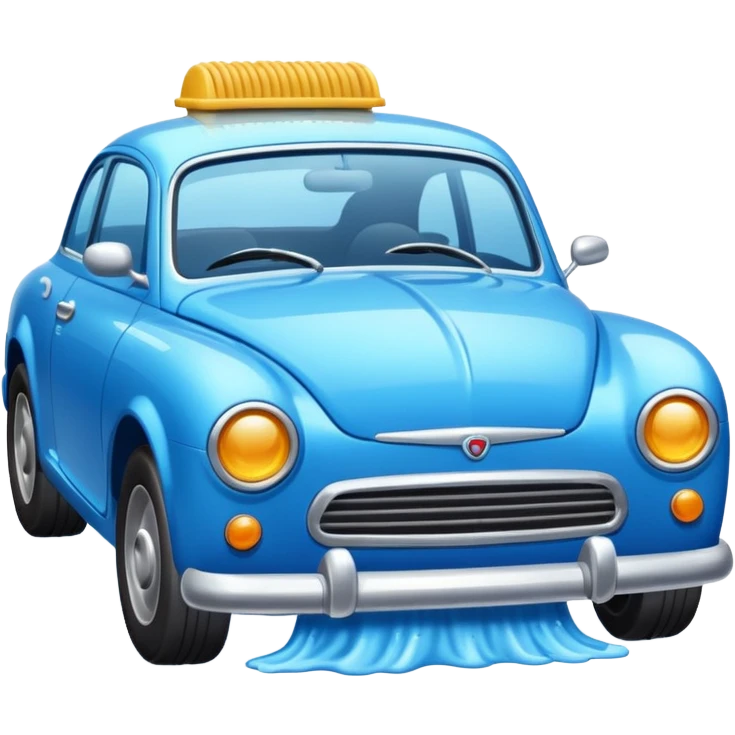 Car being cleaned emoji