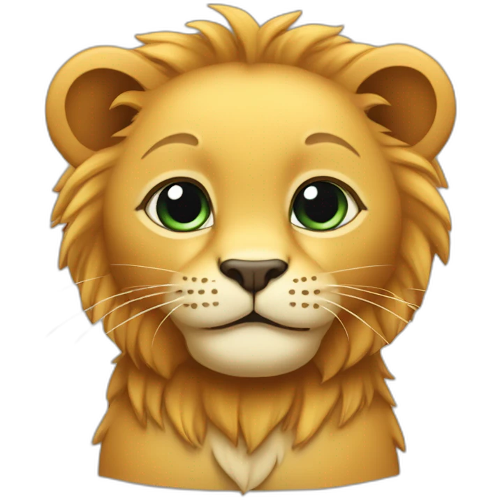 Bébé chat+lion emoji
