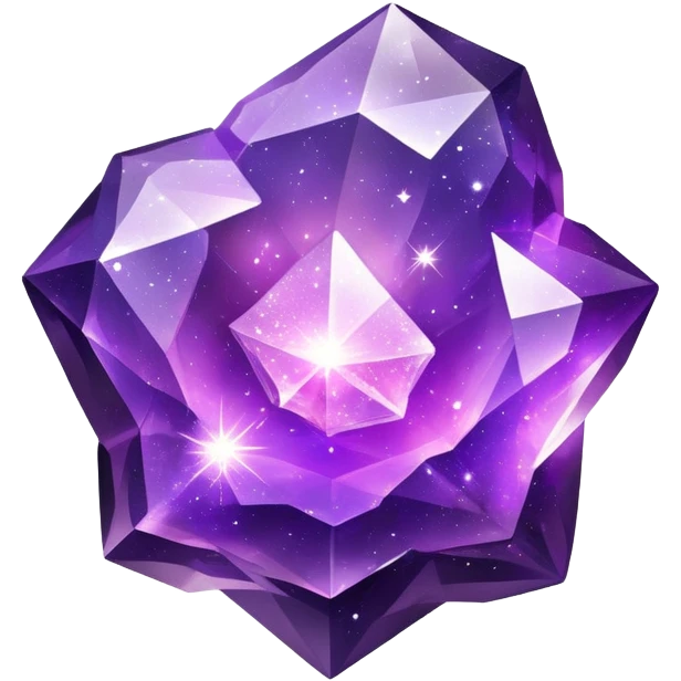 Sha Amethyst Nebula Galaxy Crystal emoji