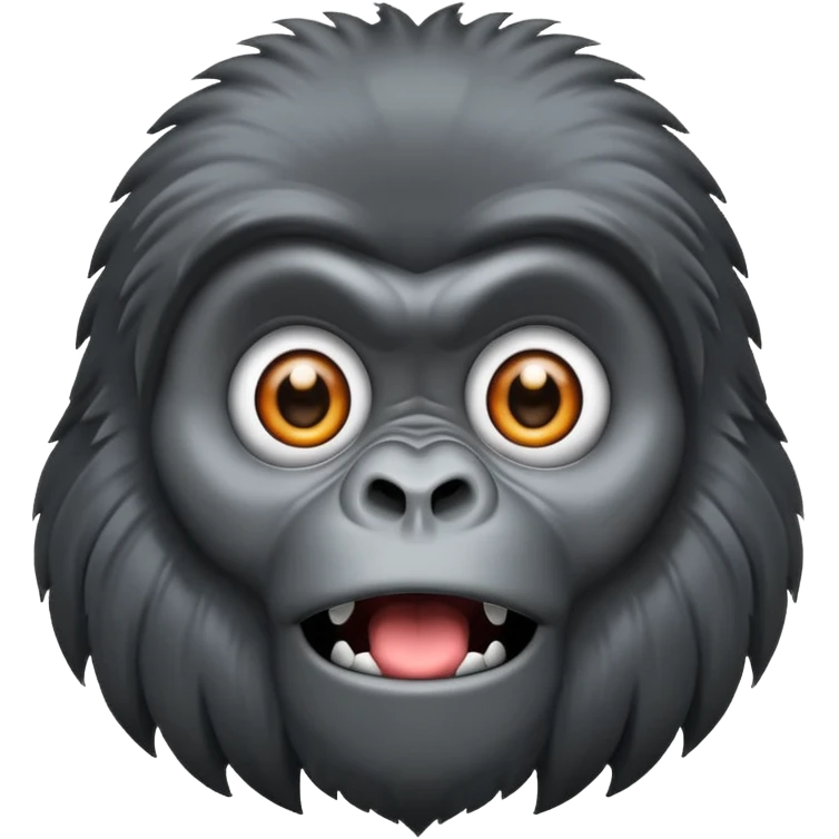 Gorilla that's shocked emoji