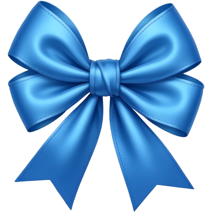 Blue ribbon emoji