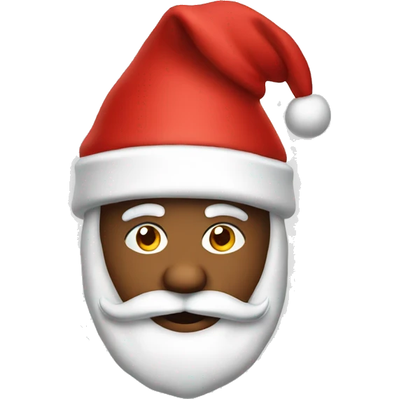 Santa claus with hat emoji