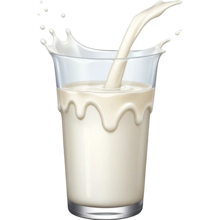 Milk splash emoji