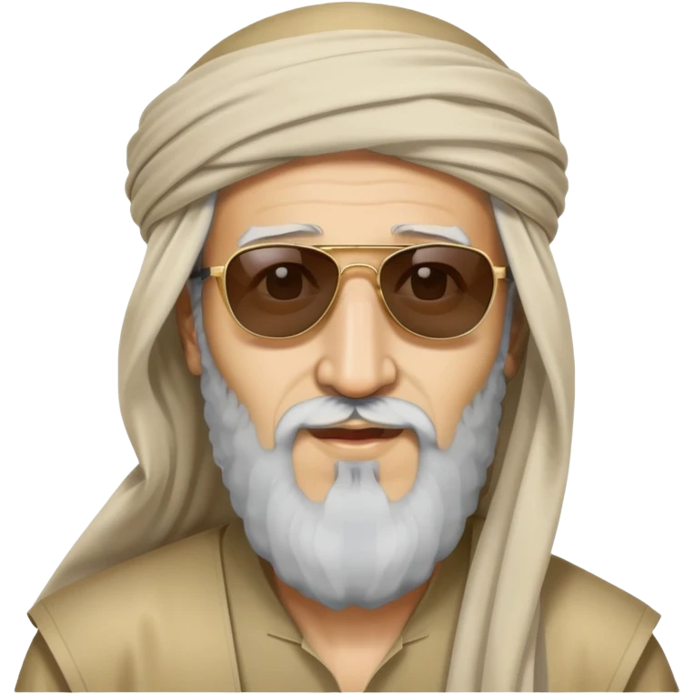 Bin Laden with sun glasses emoji