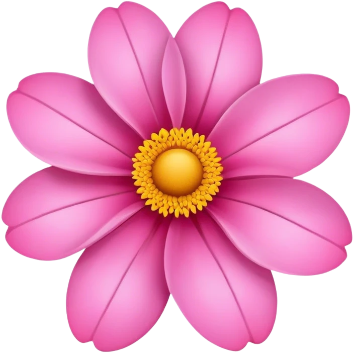 Pink flower emoji