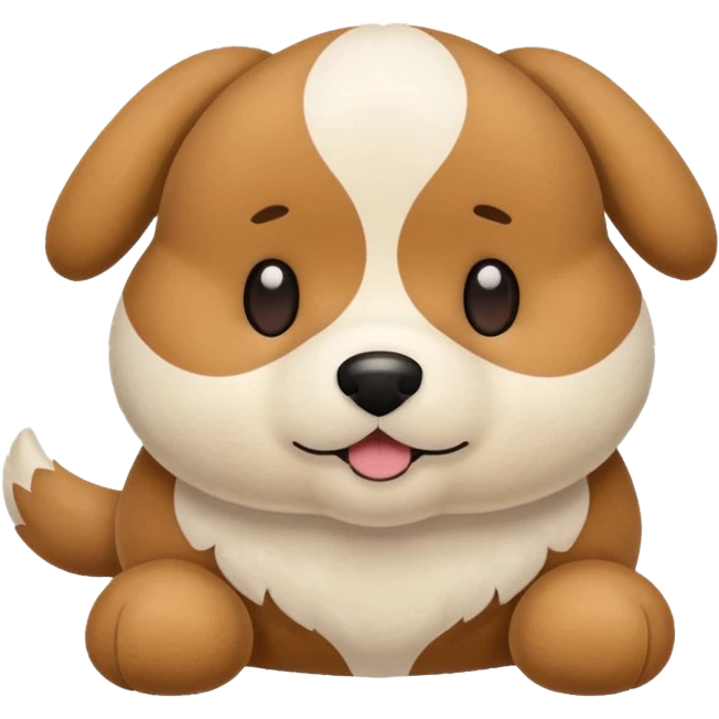 Plush dog toy  emoji