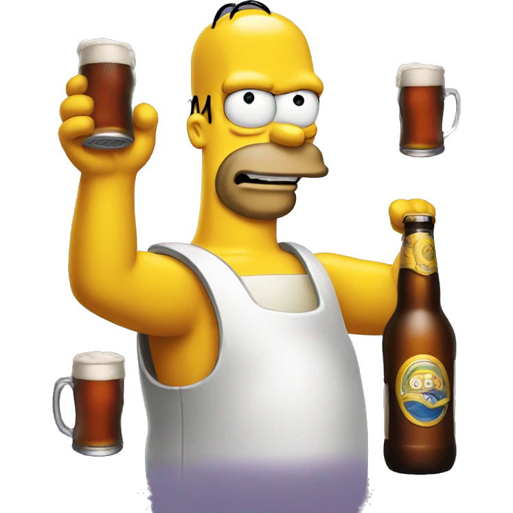 homer beer emoji