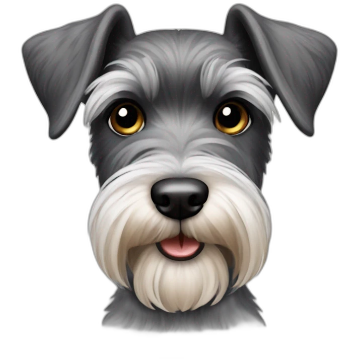 miniature schnauzer emoji
