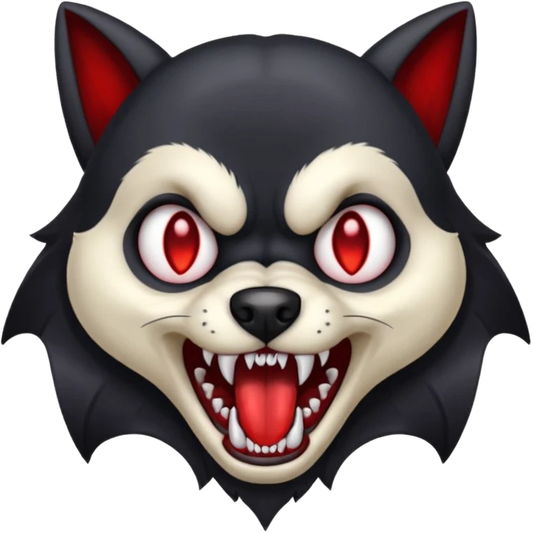 vampire dog emoji