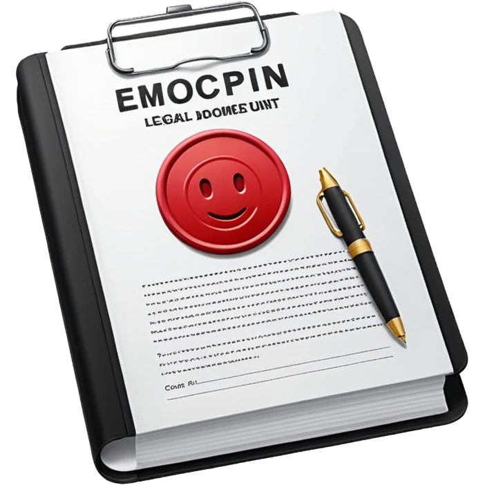 Courtroom Items, Legal Document – official case file or contract

 emoji