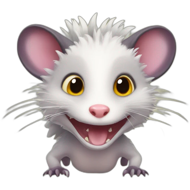 opossum dragon emoji