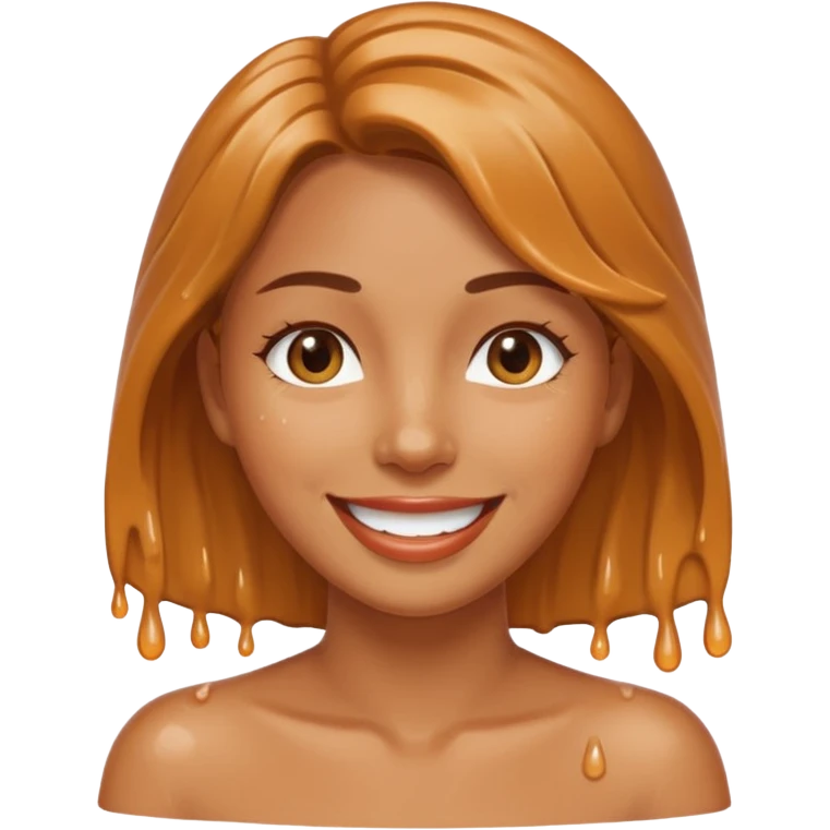 A womed vagina with sticky white cum coming out of it emoji