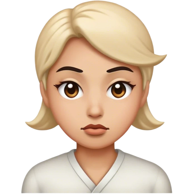 Bombastic side eye emoji