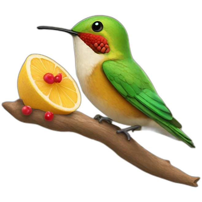 emoji de un colibrí con dulces sueños  emoji