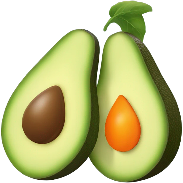 avocado and carrot emoji