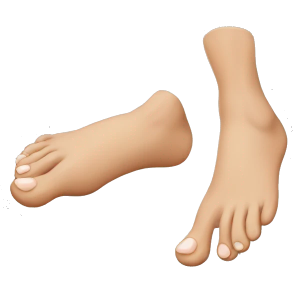 Long toes emoji