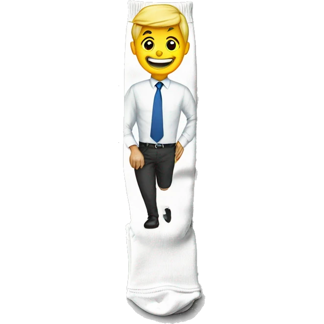 Male Business knee-high socks emoji