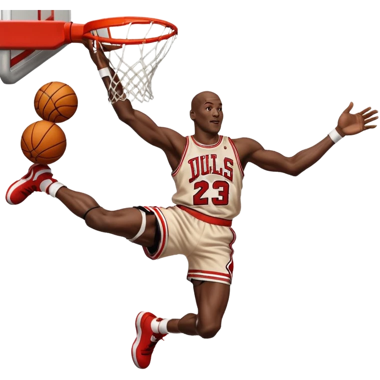 Michael jordan dunking emoji
