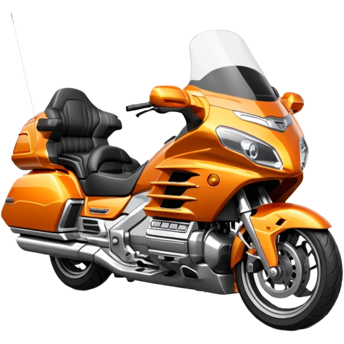 Orange goldwing Motorcycle emoji