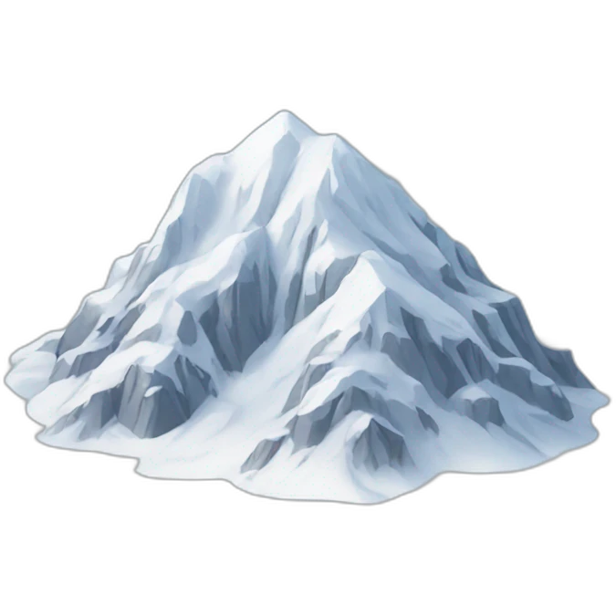snowy mountain  emoji