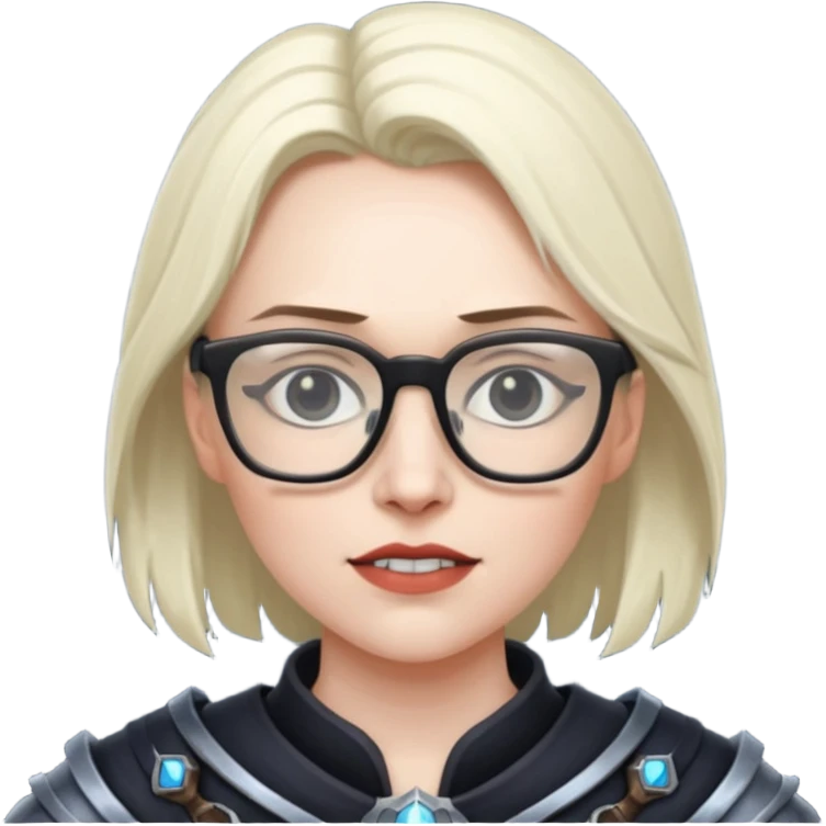 death knight wearing glasses  emoji