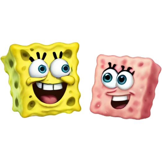 SpongeBob with Patrick  emoji