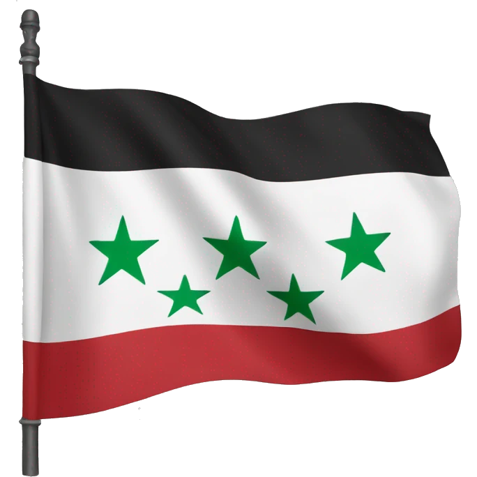 Syria freedom flag emoji