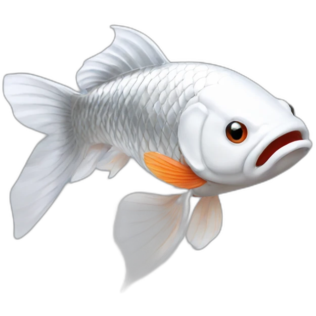 silver-koi-side-view emoji