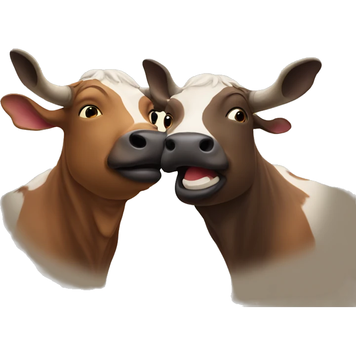 ox kiss emoji