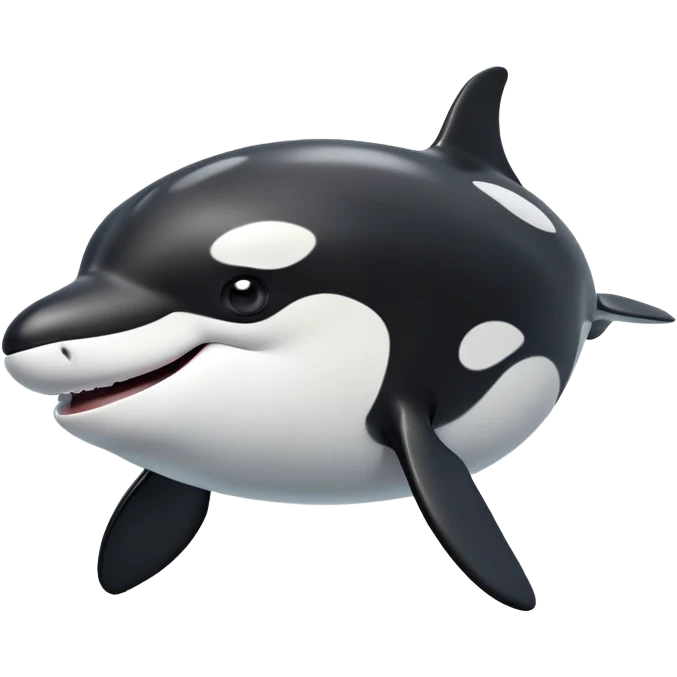 cinematic-comical-orca-portrait-emoji,-head-tilted-dramatically-with-an-exaggeratedly-shocked-expression,-featuring-a-sleek-black-and-white-body-with-wide,-comically-expressive-eyes-full-of-playful-disbelief-and-animated-flippers,-simple emoji