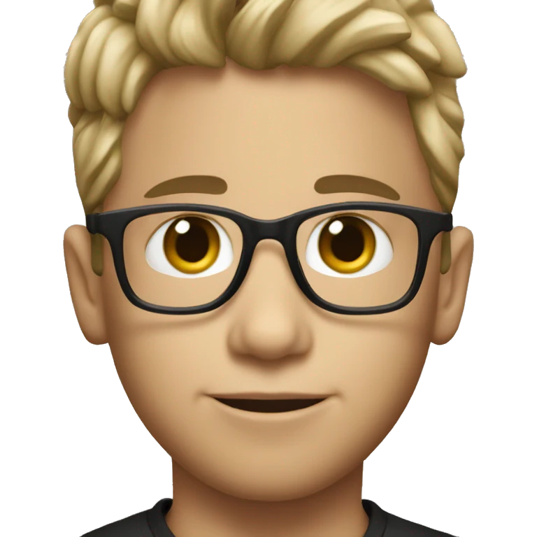 Kid with curt hair with a raiders hat and glasses emoji