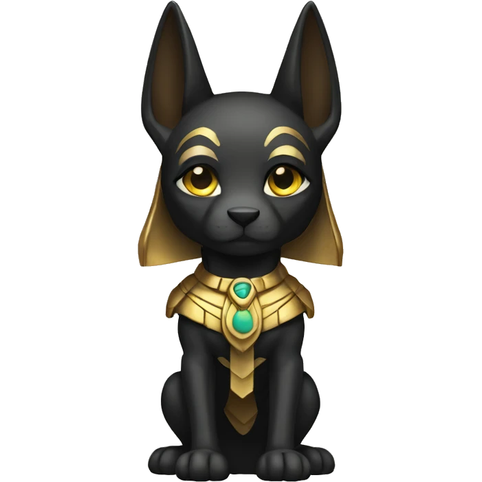Chibi Anubis Full Body emoji