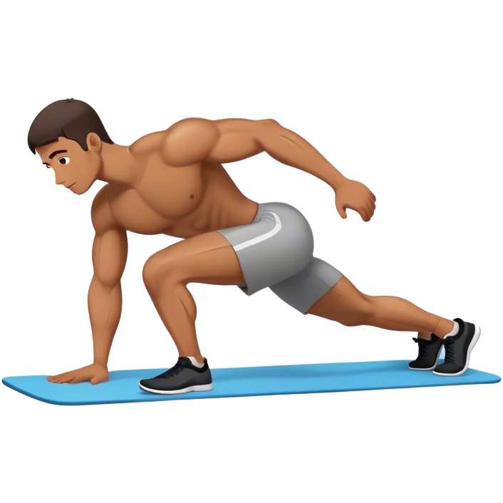 man plank exercise emoji