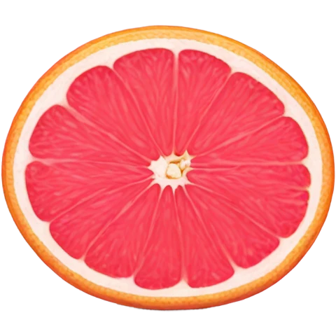 grapefruit emoji