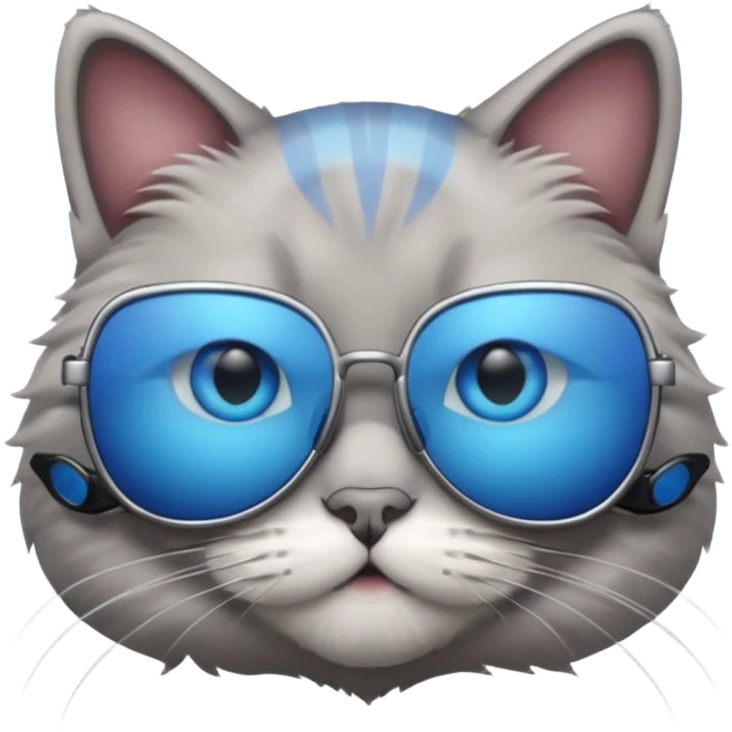 Cat wearing sunglasses emoji