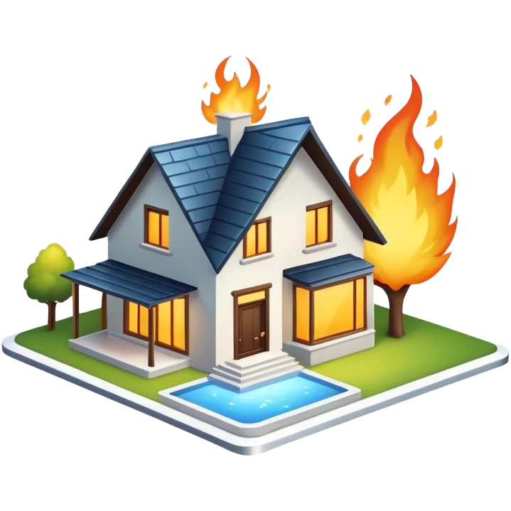a house with a spark like its brand new emoji