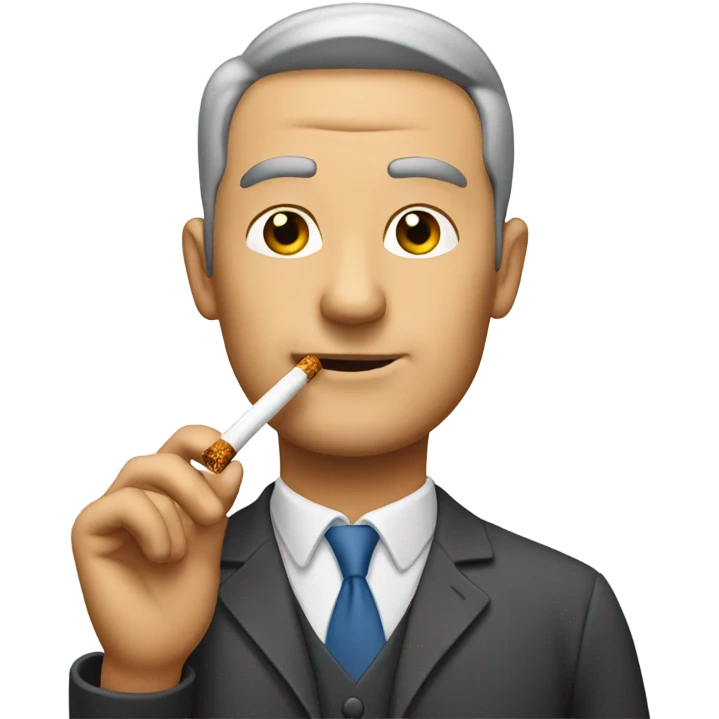 Man cigarettes  emoji
