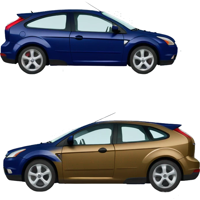 Ford Focus 2008 Dark blue  emoji